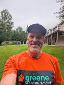 Justin Mays, owner of Greene Pet Waste Removal